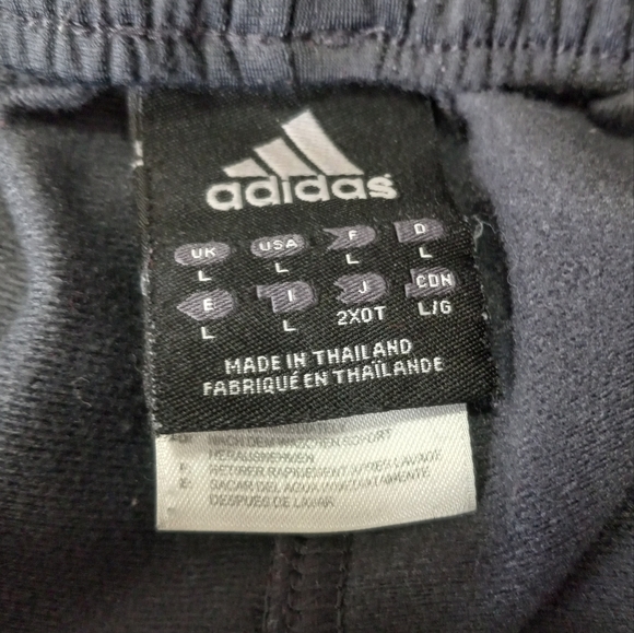 Ladies Adidas Purple & Gray Sweatpants - Picture 4 of 7